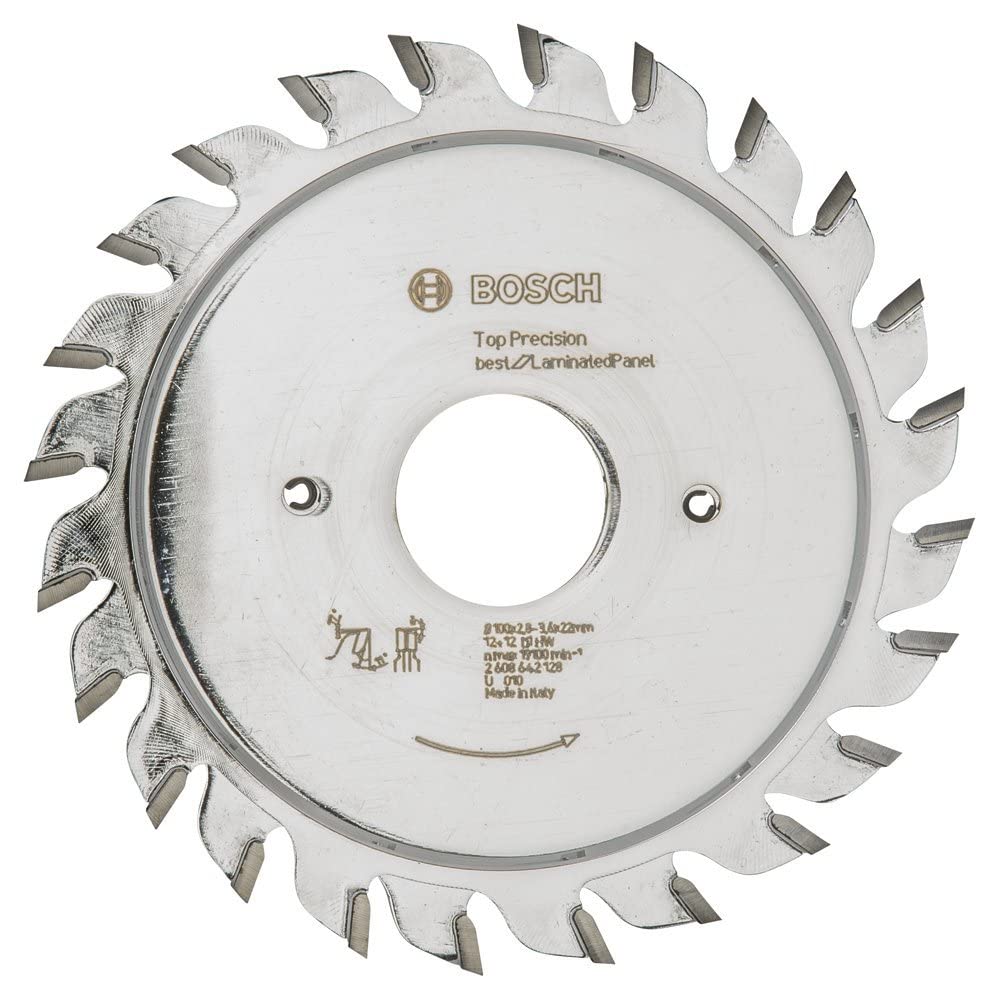 Bosch Vorritzblatt Top Precision Laminated duvar askı, 100 x 22 x 2,8 – 3,6 mm, 2608642128 için en iyisi