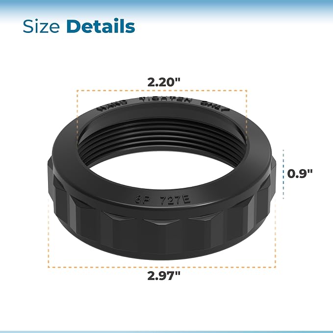 Antoble union nut para válvula diverter SP0727 miniatura 2