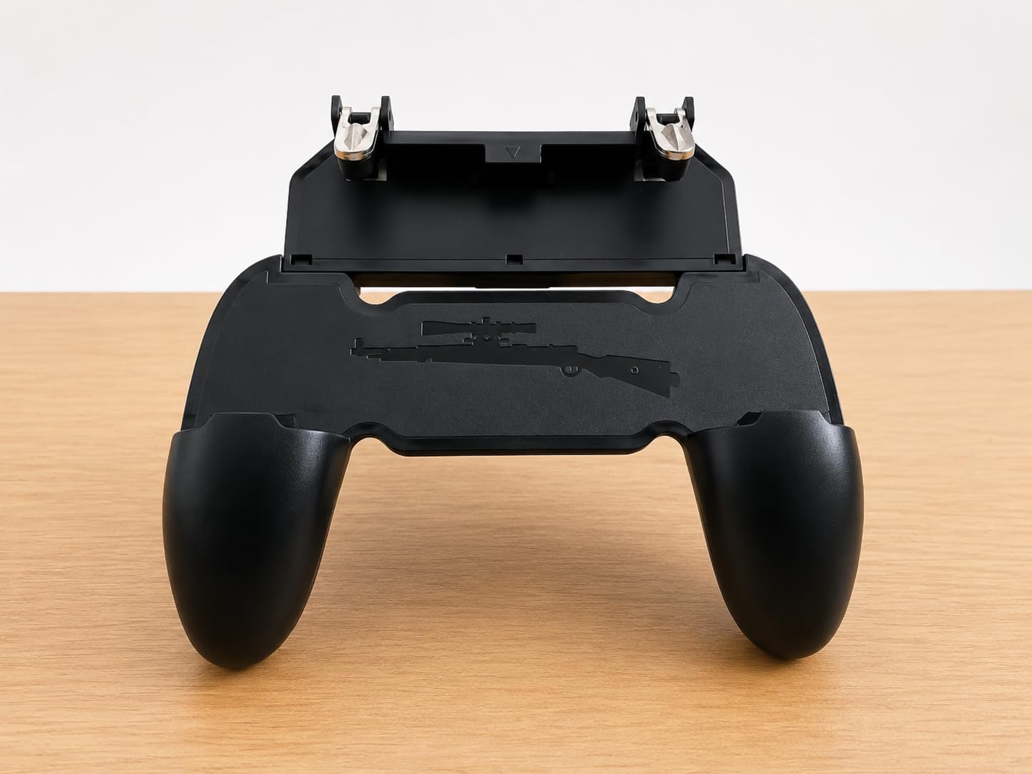 SHIVERA Mobile Gaming Controller Grip with Trigger Buttons and Stand, Black, for PUBG and Shooting Games-image-30