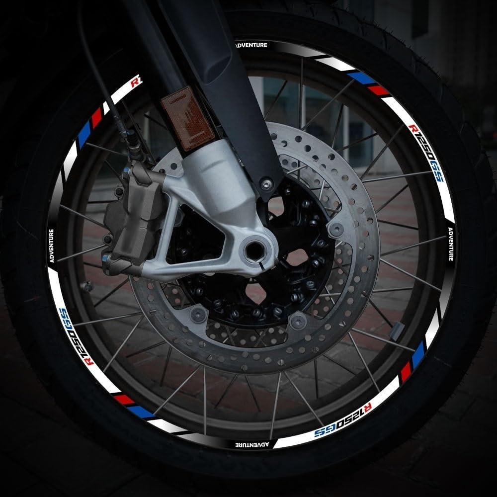 for R1250GS for R1250 for Gs for A&dventure for Adv1250 Wheel Stickers Motorcycle Sticker Wheel Rim Decal