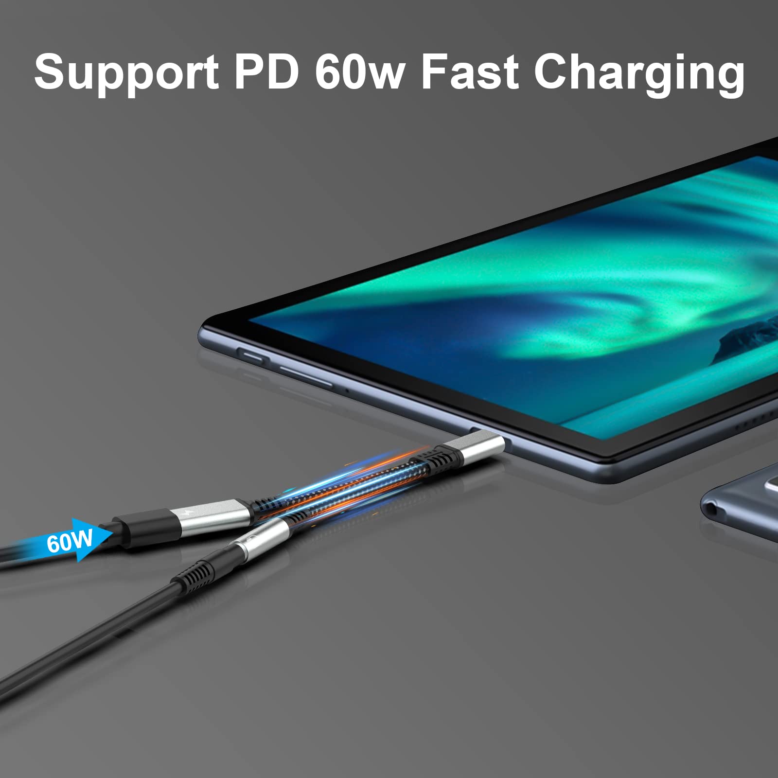 USB C To 3.5mm Headphone And Charger Adapter, 2-in-1 USB - View #8