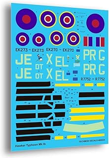 Techmod 48042 1/48 Hawker Typhoon IB 1943 Aircraft Wet Decal WWII