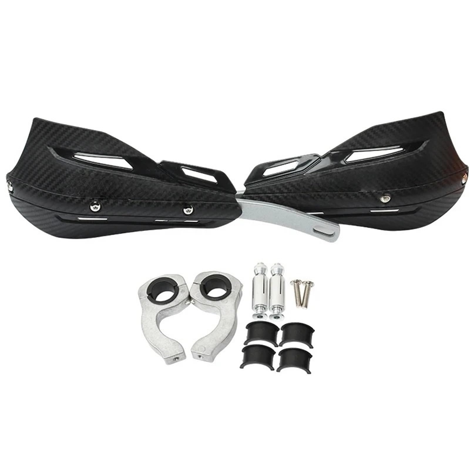 Części kierownicze motocykli Osłona uchwytu motocy 22mm 28mm pasuje do wszystkich rowerów terenowych Enduro motocyklowe ochraniacze na dłonie uniwersalne osłony pokrywa uchwyt zestawy montażowe jelca