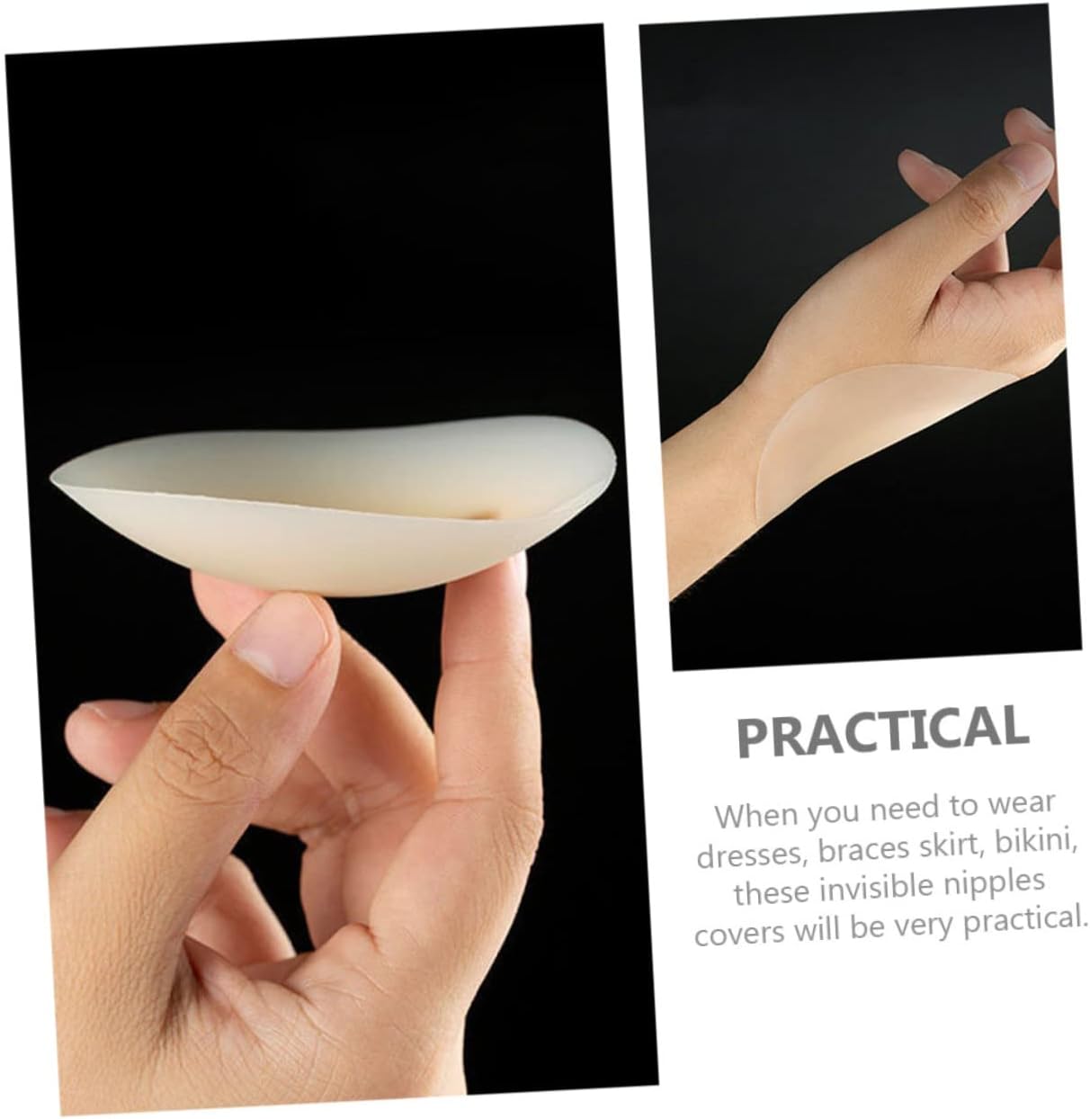 5pairs Breathable Silicone Nipple Covers for Women Reusable for Festivals and Everyday Use Comfortable and Invisible Skin Tone