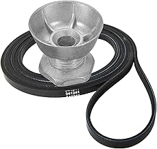Seentech 341241 Dryer Belt & 8066184 Motor Pulley - Compatible for Whirlpool, Kenmore Dryers – Replace part number: PS11744884, W10290525, WP8066184VP, AP6011686, 8578565, W10299847, 3389627, 694871