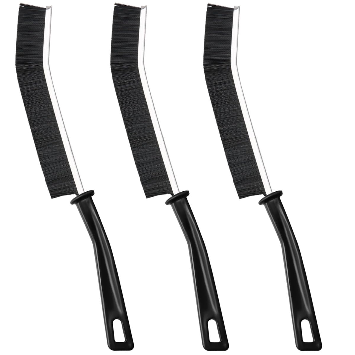 CUCM Cleaning Brush,Hard Bristle Crevice Cleaning Brush UK 3 Pcs Bathroom Crevice Gaps Brush Groove Crevice Cleaning Tool for Narrow Corners in Home Kitchen Bathroom and Window — view 9