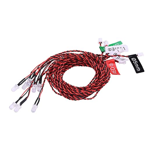 8 LED RC Flashing Light Kit