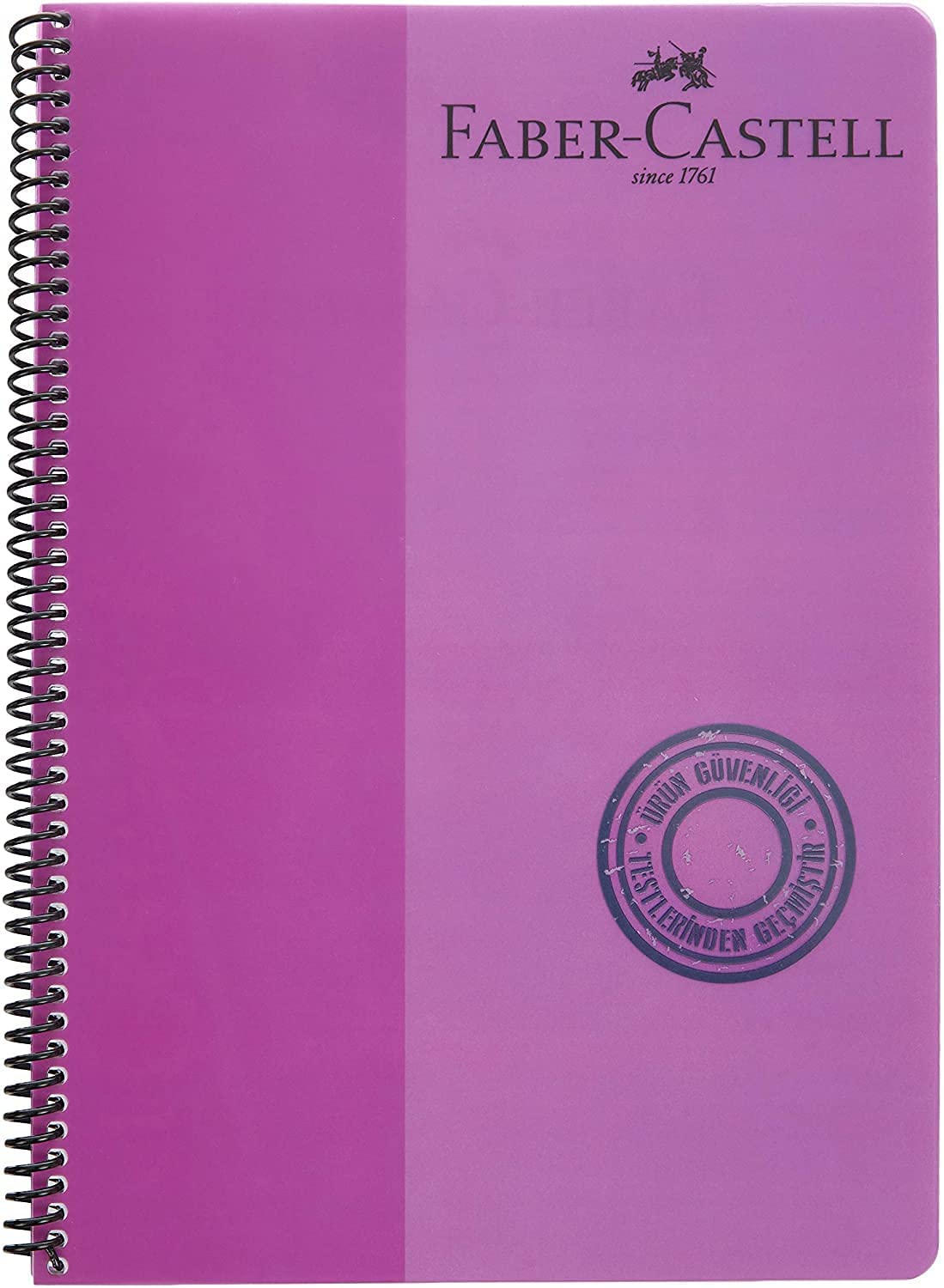 Faber-Castell BiColor Spiralli Defter, A4, 80 Yaprak, 70g Kağıt, Çizgili, Dayanıklı PP Kapak, Asorti Renkler, Kullanışlı ve Şık Tasarım 3lü paket