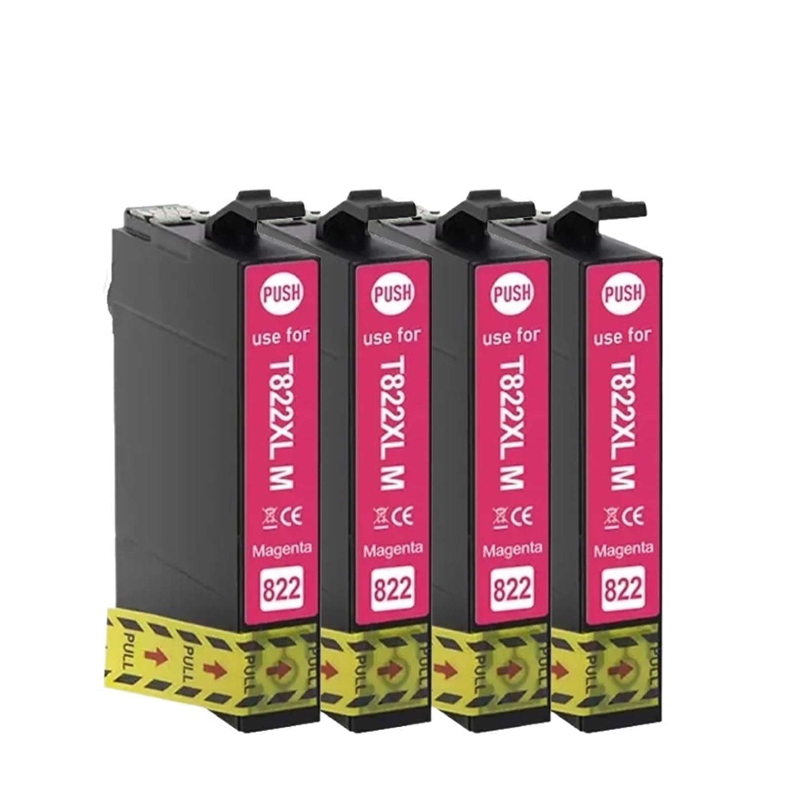 Parti Di Ricambio For Cartuccia D'inchiostro 4PCS 822XL, Compatibile For Epson 3820 4820 4830 4834 Set Combinato Stampante | Set cartucce d'inchiostro ad alta capacità T822XL(4pcs Magenta)