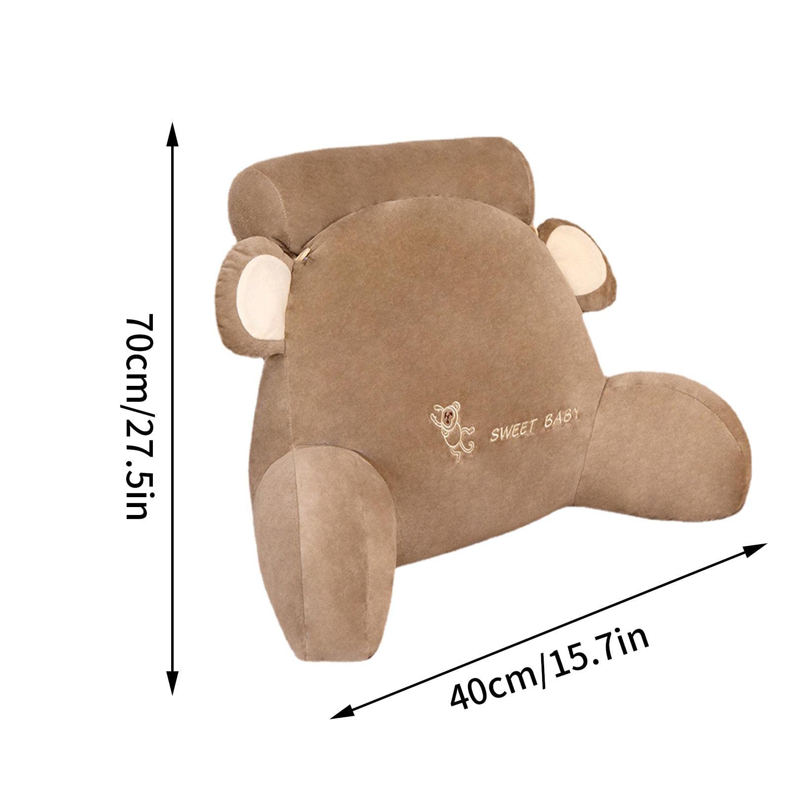 Poduszka na krzesło Poduszka do czytania, poduszka pod plecy, duża poduszka z podłokietnikami, oparcie łóżka Poduszka pod plecy, wygodna i ergonomiczna poduszka Sofa klinowa, łóżko, fotel (Color : Mo