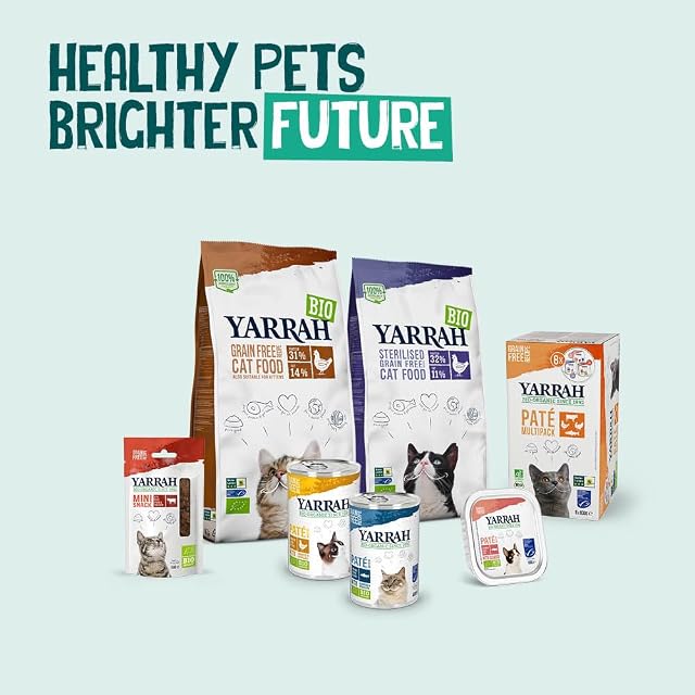 Foto 4 de 5 de Comida Seca para Gatos YARRAH Pienso De Pescado y Pollo sin Cereales para Gatos 2,4Kg Yarrah