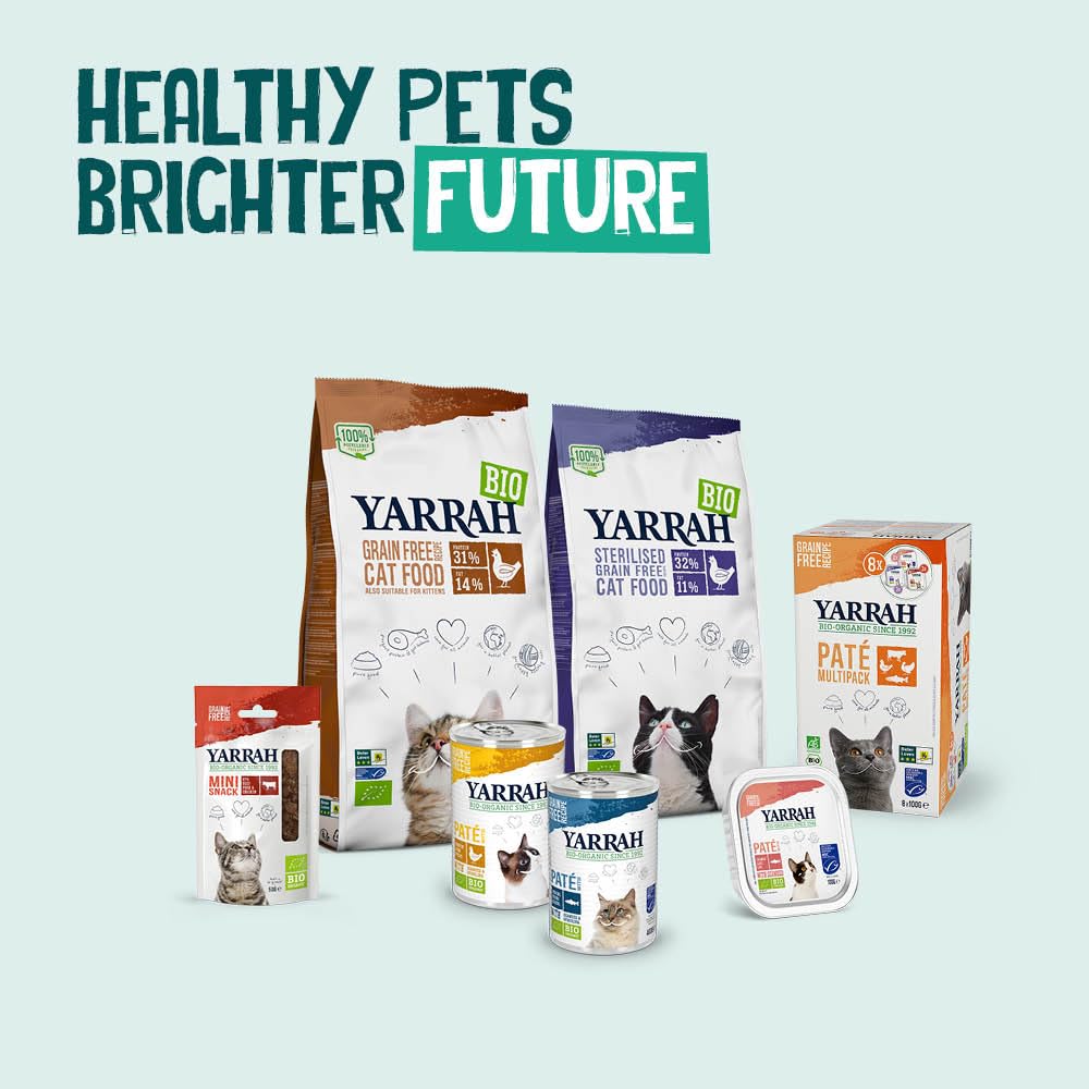 Yarrah Bio Katze Trockenfutter weizenfrei Huhn & Fisch (MSC) ? auch für Kätzch 1 x 2400 g