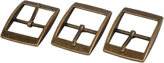 Aexit 42mmx30mmx5mm Rectangle Home Hardware Shape Pin Suitcase Bag Fitting Bronze Tone 3pcs Model:60as509qo216