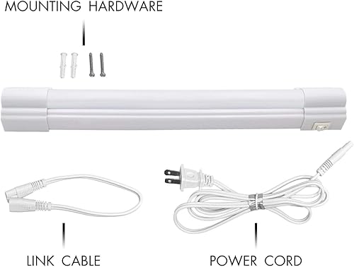Miniatura 9 de Maxxima Luz LED enlazable para debajo del gabinete, 600 lúmenes, blanco cálido 3000K, blanco, interruptor de encendidoapagado, enchufe, Energy Star