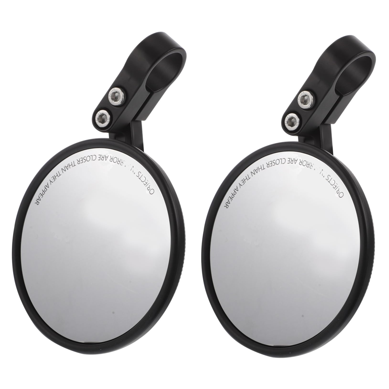 WOONEKY 2 pièces Rétroviseur Réglable pour Guidon Installation Facile Miroir Compact et Compatible Route et Sécurité Renforcée