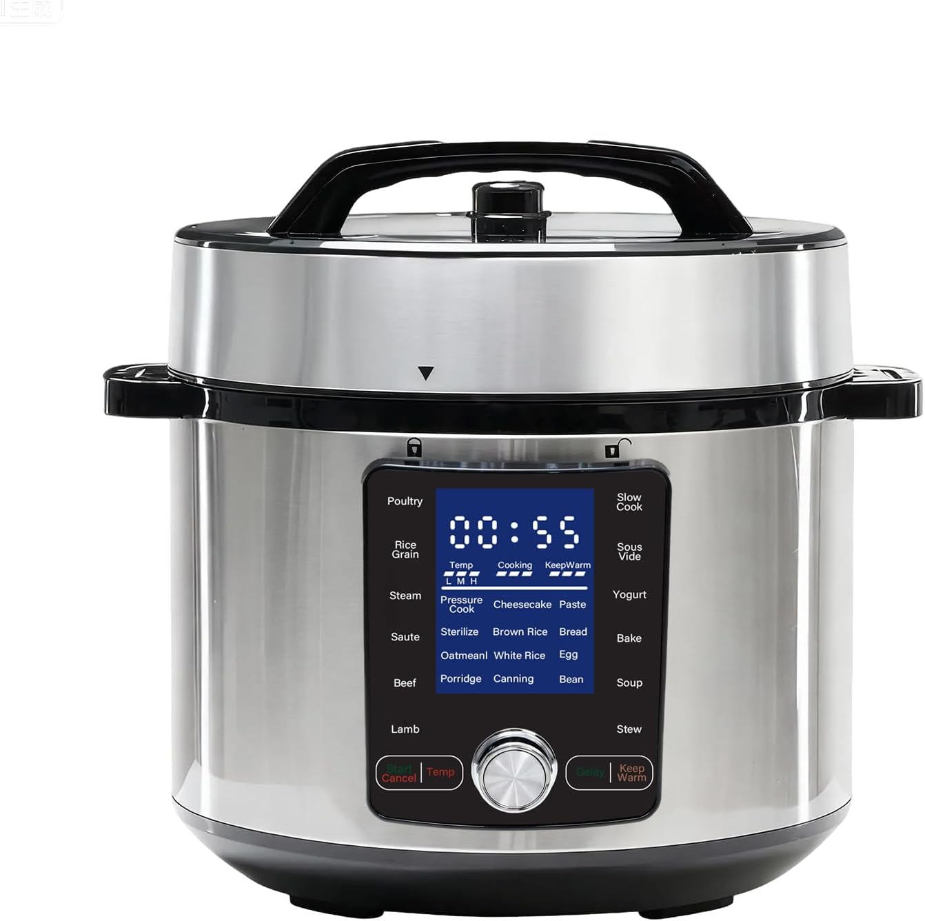 OLIXIS Electric Pressure Cooker 6.34Quart, 24 Functions in 1, Stainless Steel Pressure Cooker for Canning, Slowcook, Yogurt, Steam, Rice Grain, Soup, Bean, Poultry, Beef, Bake, Stew, Porridge - Thumbnail 2