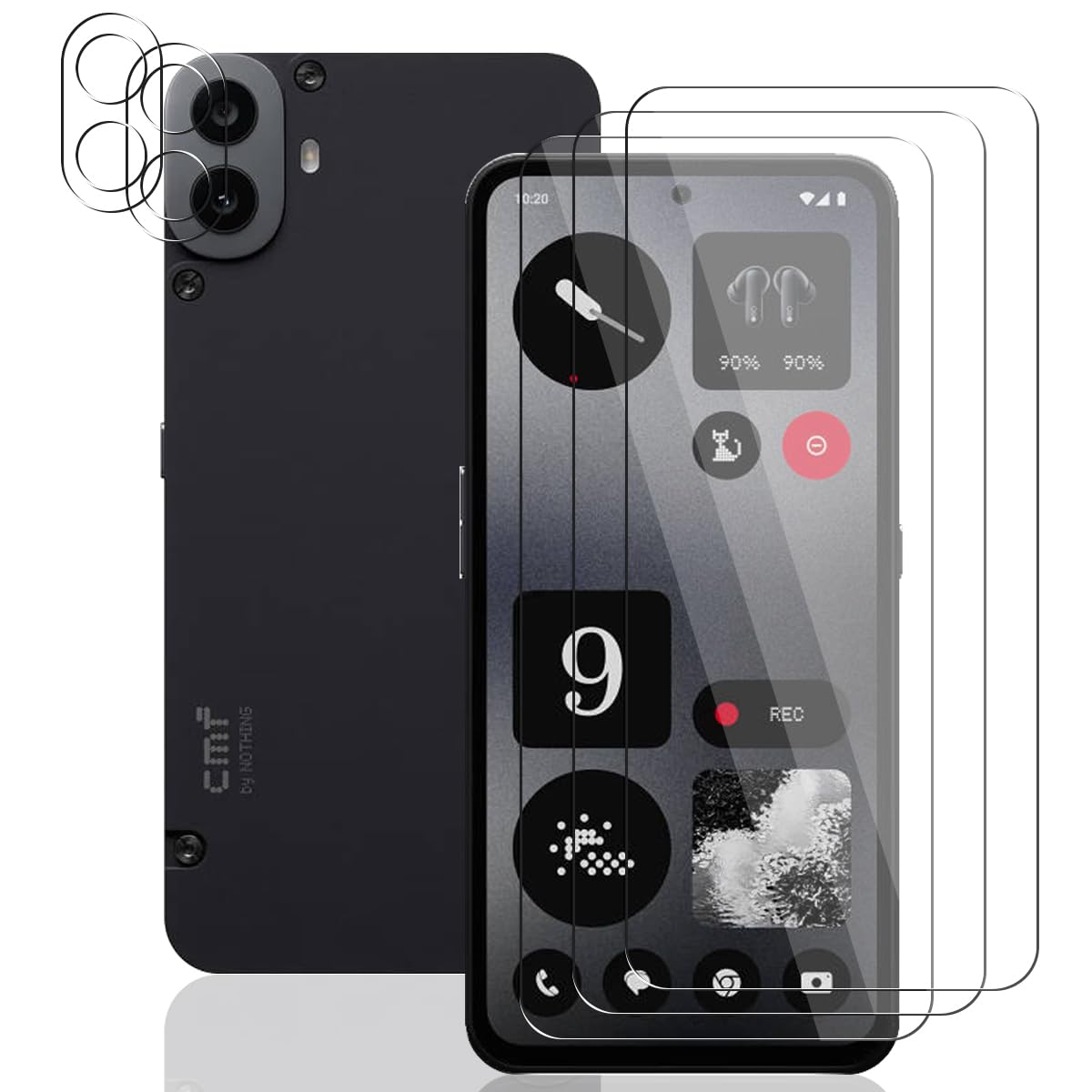 Techsuit - 111D Full Cover / Full Glue Glass - Nothing CMF Phone 2 Pro - Black - Foto 10