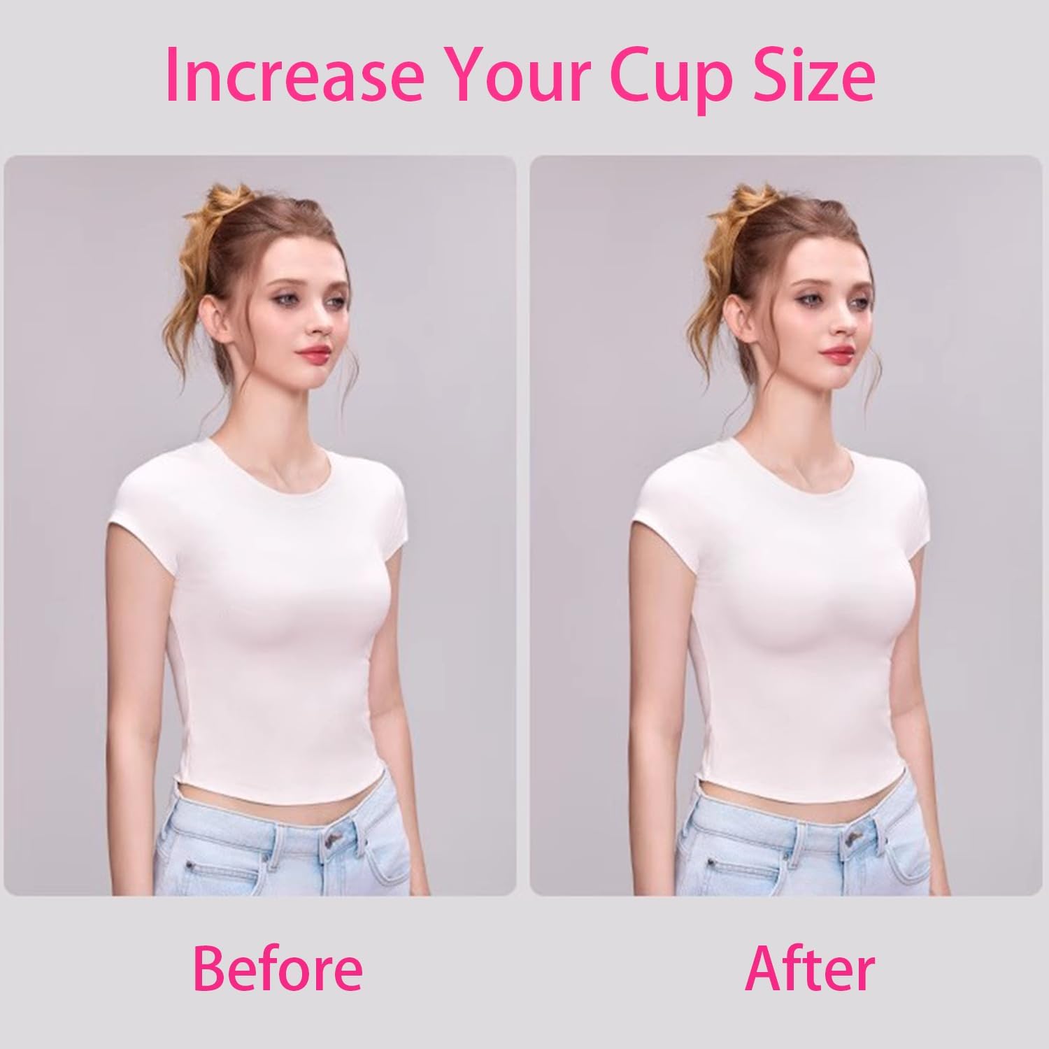 WAYBER Double-Sided Adhesive Bra Pads, Lightweight Soft Breast Enhancement Sticky Bra Insert Washable Reusable Bikini Padding - Image 7