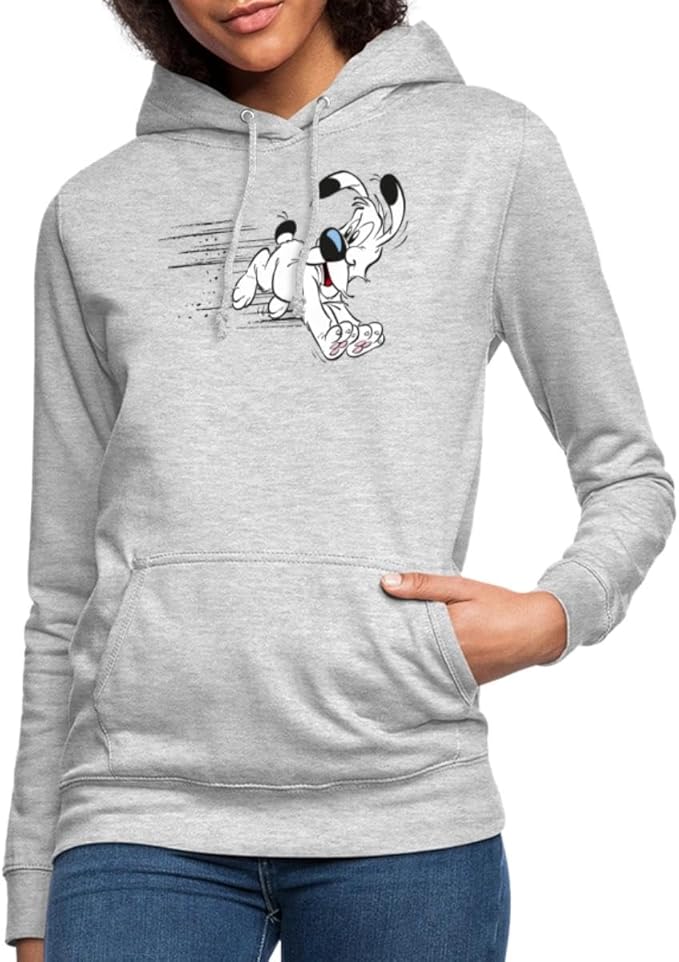 Spreadshirt Astérix &ap; Obélix Attaque Du Village Sweat À Capuche Fee