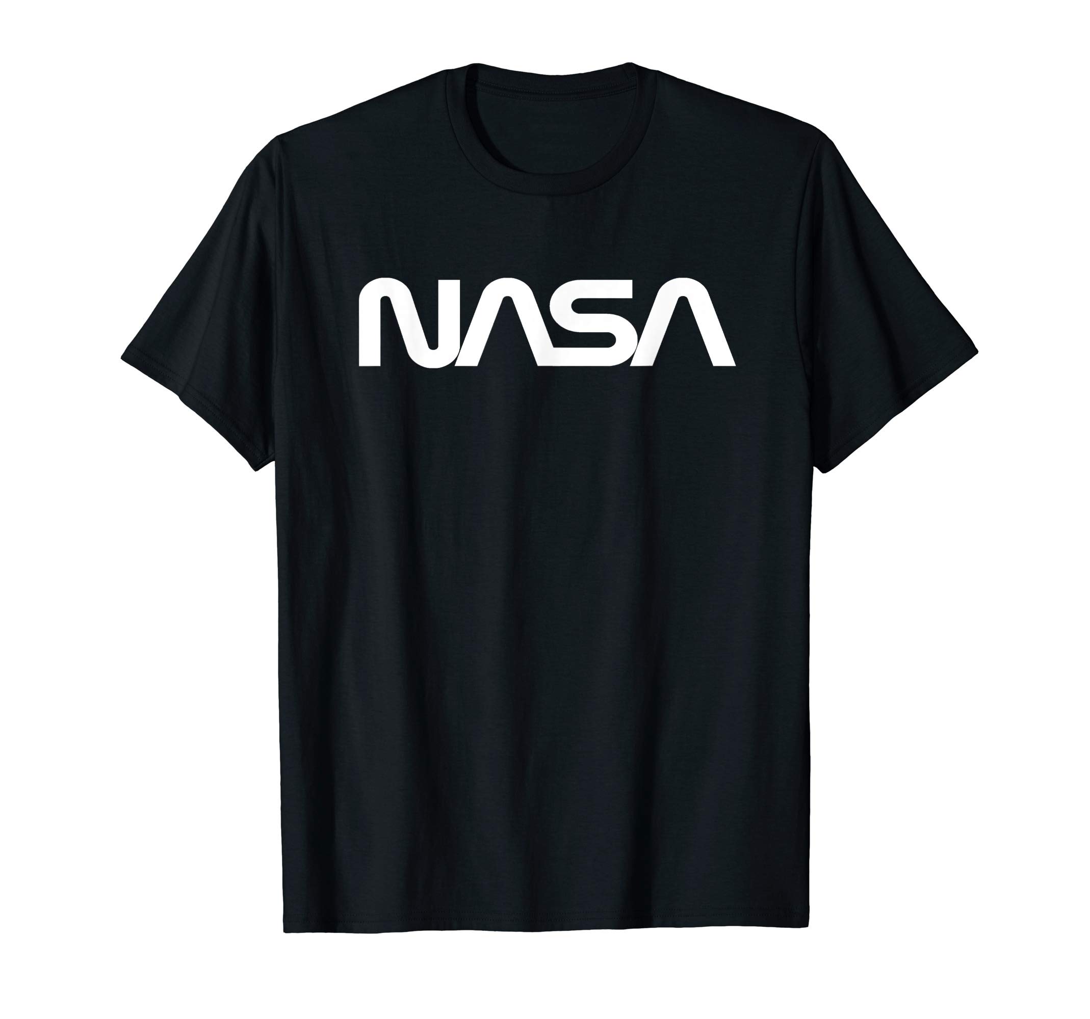 Major Future NASA ShopClassic NASA Worm White Logo T-ShirtOEKO-TEX STANDARD 100