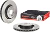 Brembo 09.D027.11 UV Coated Pillar Vented Brake Rotor GENESISKIA OE# 51712J5550