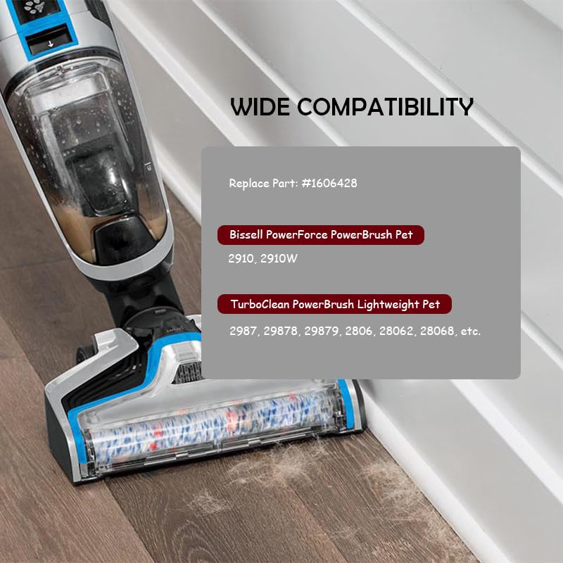 Miniatura 2 de Correas de repuesto para limpiadores de alfombras Bissell 2910 PowerForce y TurboClean 29872806 para mascotas  Repuesto de pieza #1606428, 2