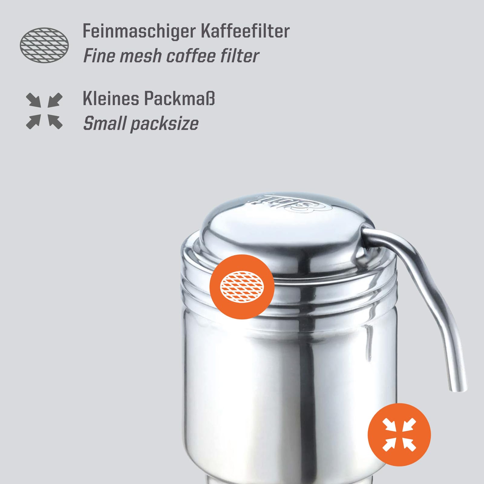 Esbit Trockenspiritus-Würfel Camping Kocher coffeemaker 20102400 Edelstahl, Aluminium | Aluminium
