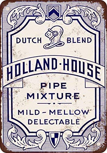 Biopracess Metalpostera27891 Metal Tin Sign 8X12 Inches 1938 Holland-House Pipe Tobacco Vintage Look Reproduction Metal Tin Sign