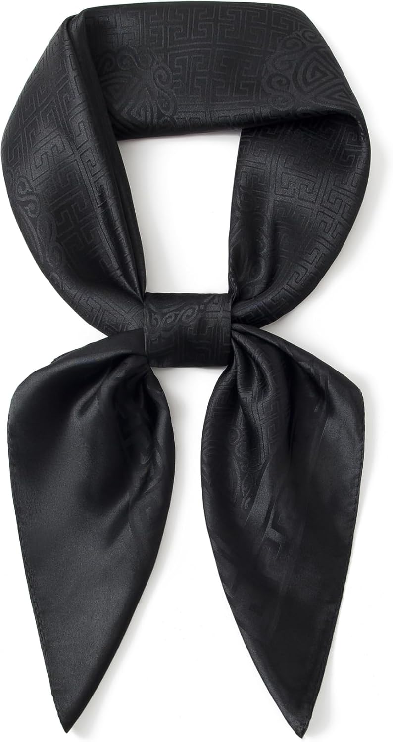 35" Men's Large Square Jacquard Scarf - Cowboy Wild Rugged Style, With Gift Packed - Image 5