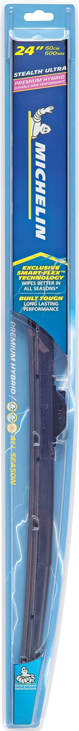 Michelin 8524 Stealth Ultra Windshield Wiper Blade with Smart Technology, 24" (Pack of 1)