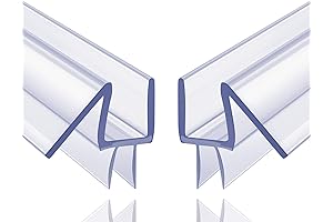Frameless Shower Door Bottom Seal 2-Pack