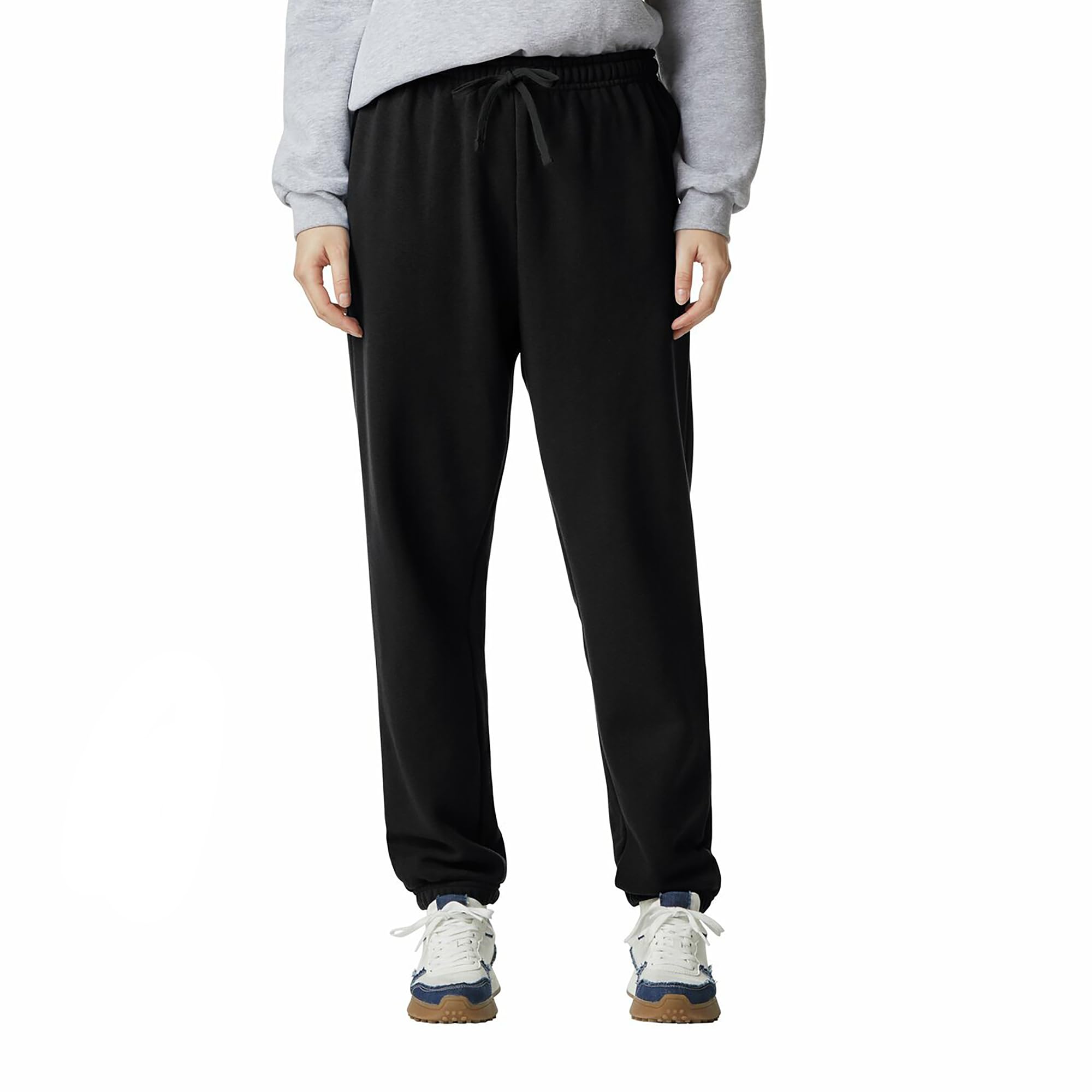 American Apparel Reflex Fleece Sweatpants, GRF491AA, Black, Small