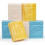 BELA Soap Bar Variety Pack, Pure Goats Milk, Honey, and Sea Salt, Long Lasting, Triple Milled Face Hand and Body Soap Enriched with Organic Shea Butter