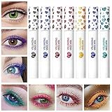 Waterproof Mascara Bellesky Colored Lashes Mascara 7 PCS Voluminous and Long lasting Mascara for Eyelash Eye Makeup