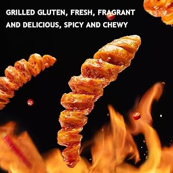 Latiao Spicy Strips,Spicy Sweet Gluten Latiao, La Tiao Spicy Sticks,Chinese Spicy Casual Snack Food, Latio Tofu,