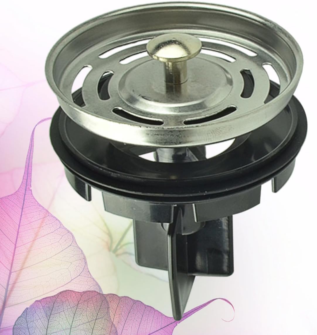 ULTECHNOVO Multifunctional Waste Processor Plug for Garbage Disposal Sink Drain Filter with Rust Resistant Abs and Stainless Steel Material, Deformation Resistant Three-point Model for Home