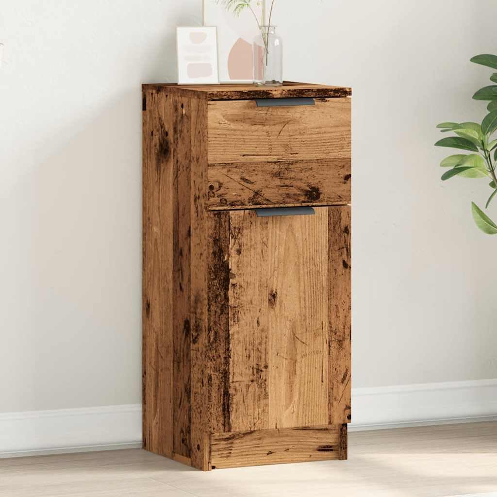 vidaXL Buffet Vieux Bois 30x30x70 cm Bois d'ingénierie