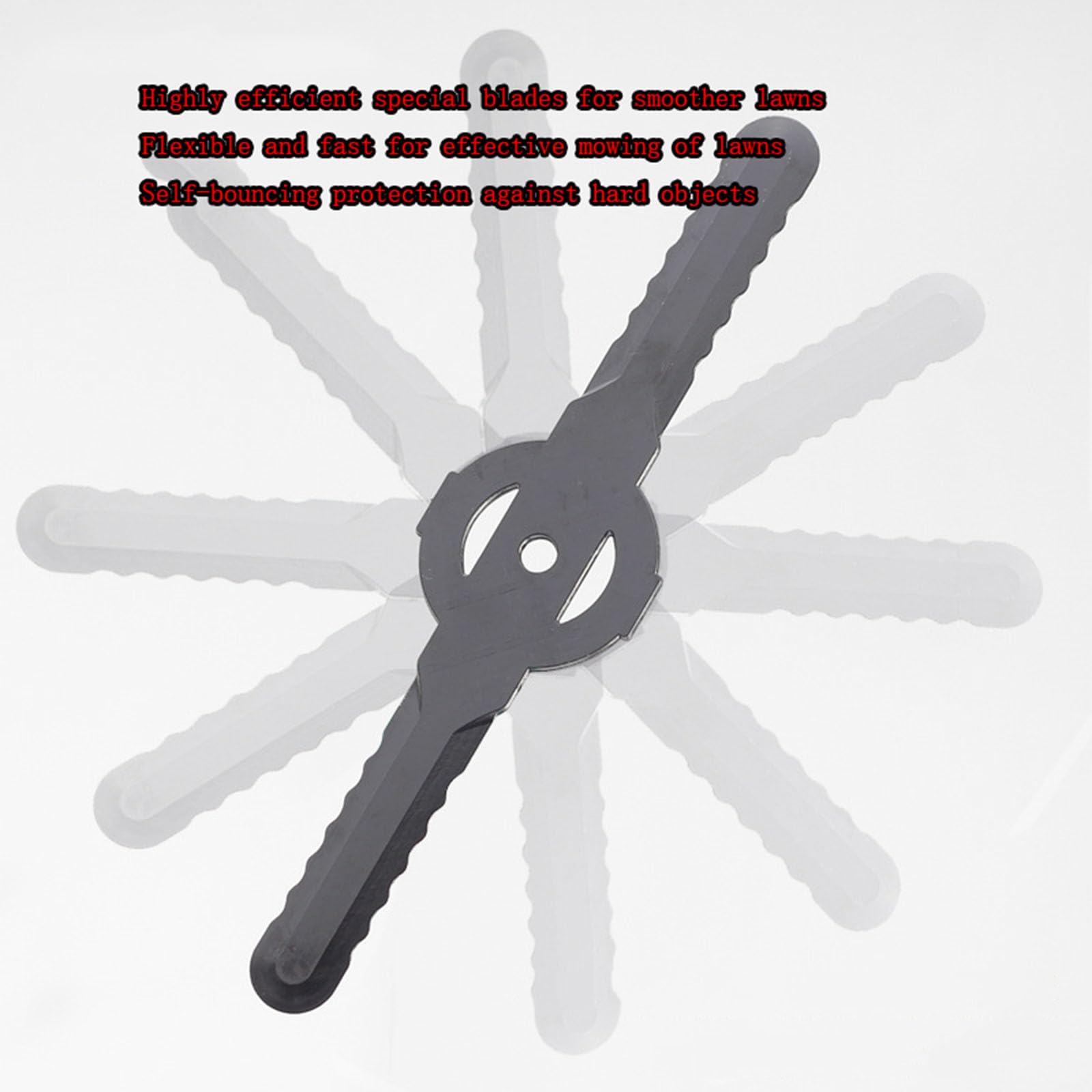 Weed Eater Cordless Fittings, Edger Lawn Tool Accessory, Lawn Mower Weed Eater Blades for Brush Cutter, Trimmer, Weed Wacker (20Pcs Plastic Blade)