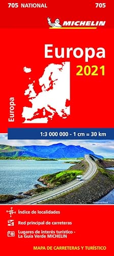 Mapa National Europa 2021 (Mapas National Michelin)