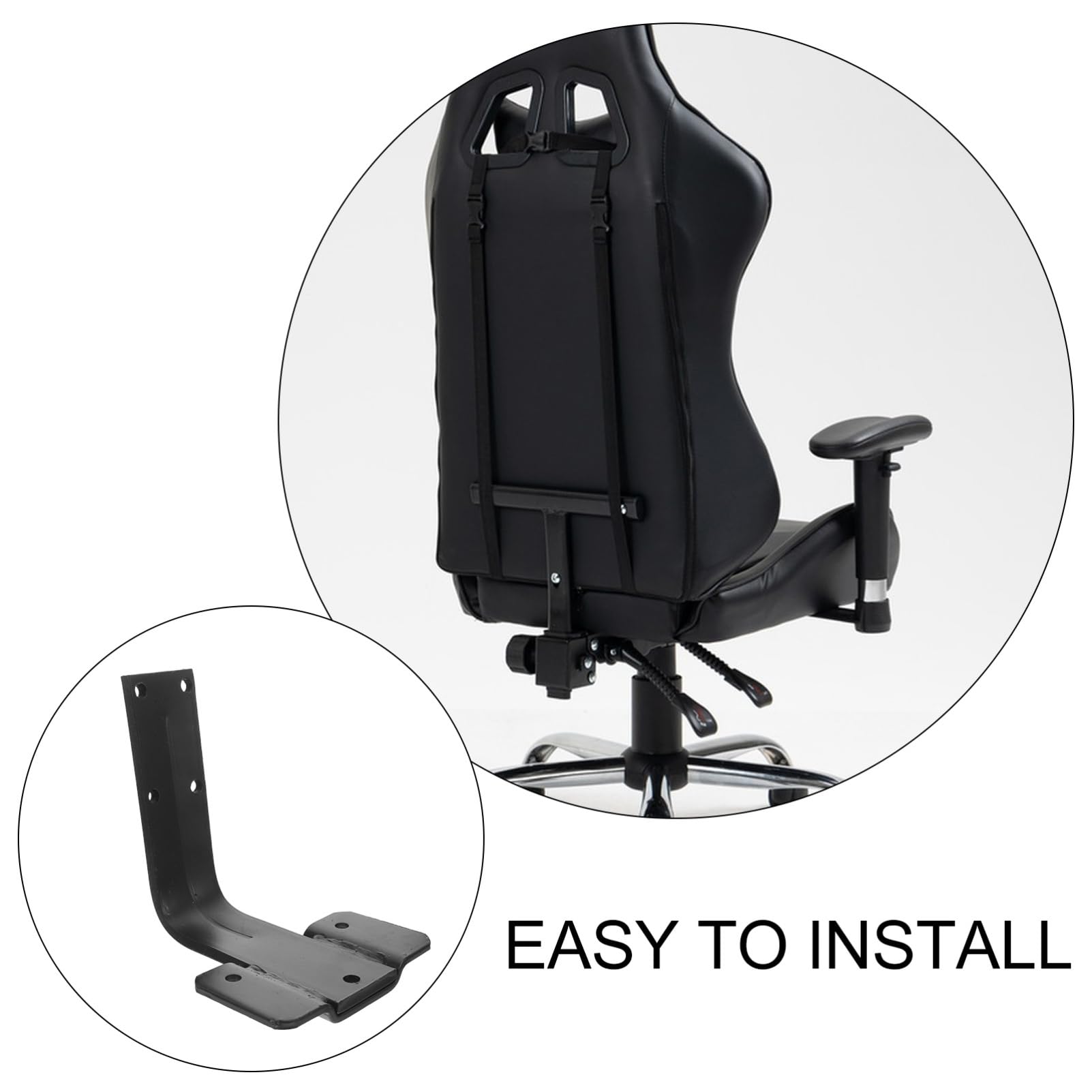 SHINEOFI Soporte para Respaldo De Silla De Oficina Repuestos para Silla Estructura Resistente para Respaldo Reduce El para Oficinas