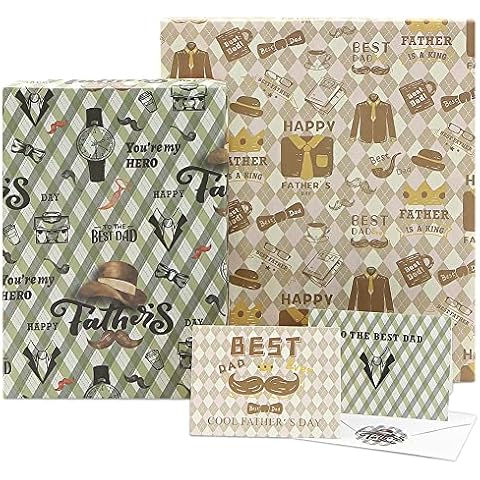 Papier Cadeau Geluode Fête des Pères Cover