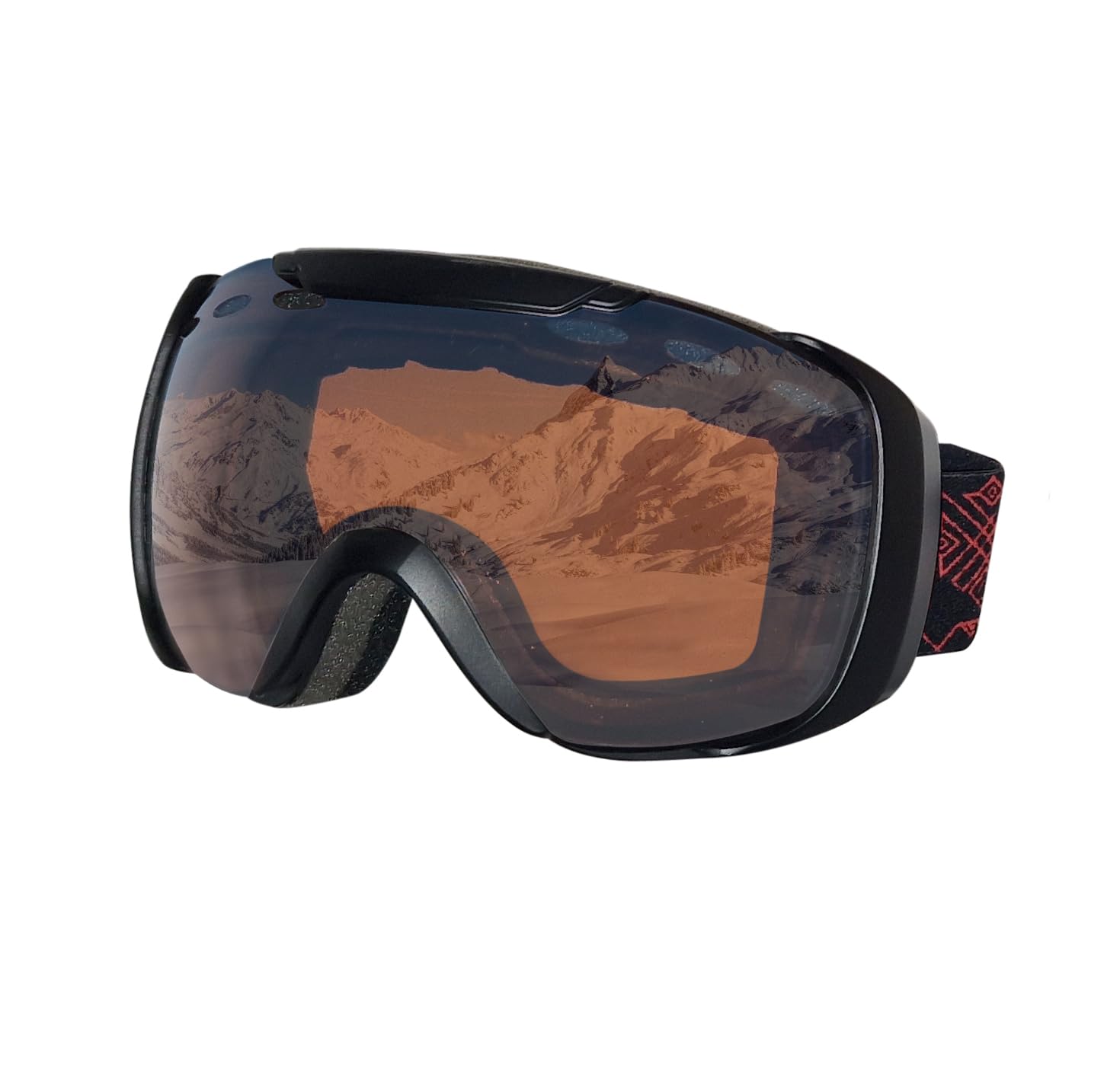 Skibrille Anti-Fog 100% UV Schutz - OTG Snowboard Brille Unisex