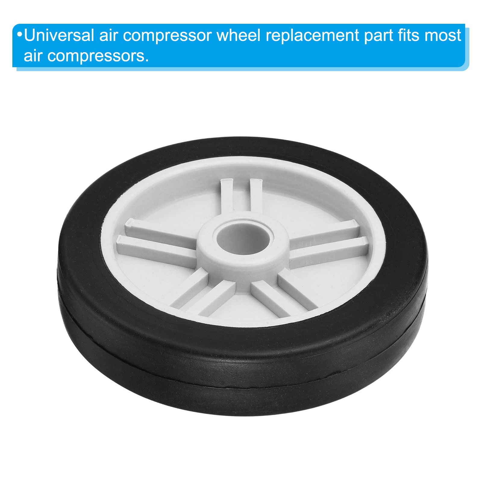 Air Compressor Wheels - 2 Pack, Easy Mobility -4