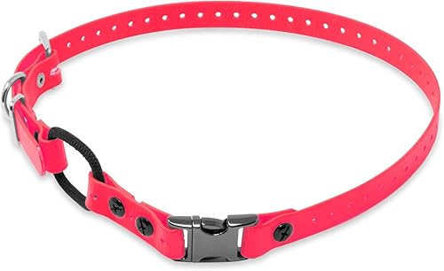Educator Collar de perro elástico de cierre rápido, bioano, impermeable, a prueba de olor, fácil de conectar y desconectar, cierre y anillo en D con