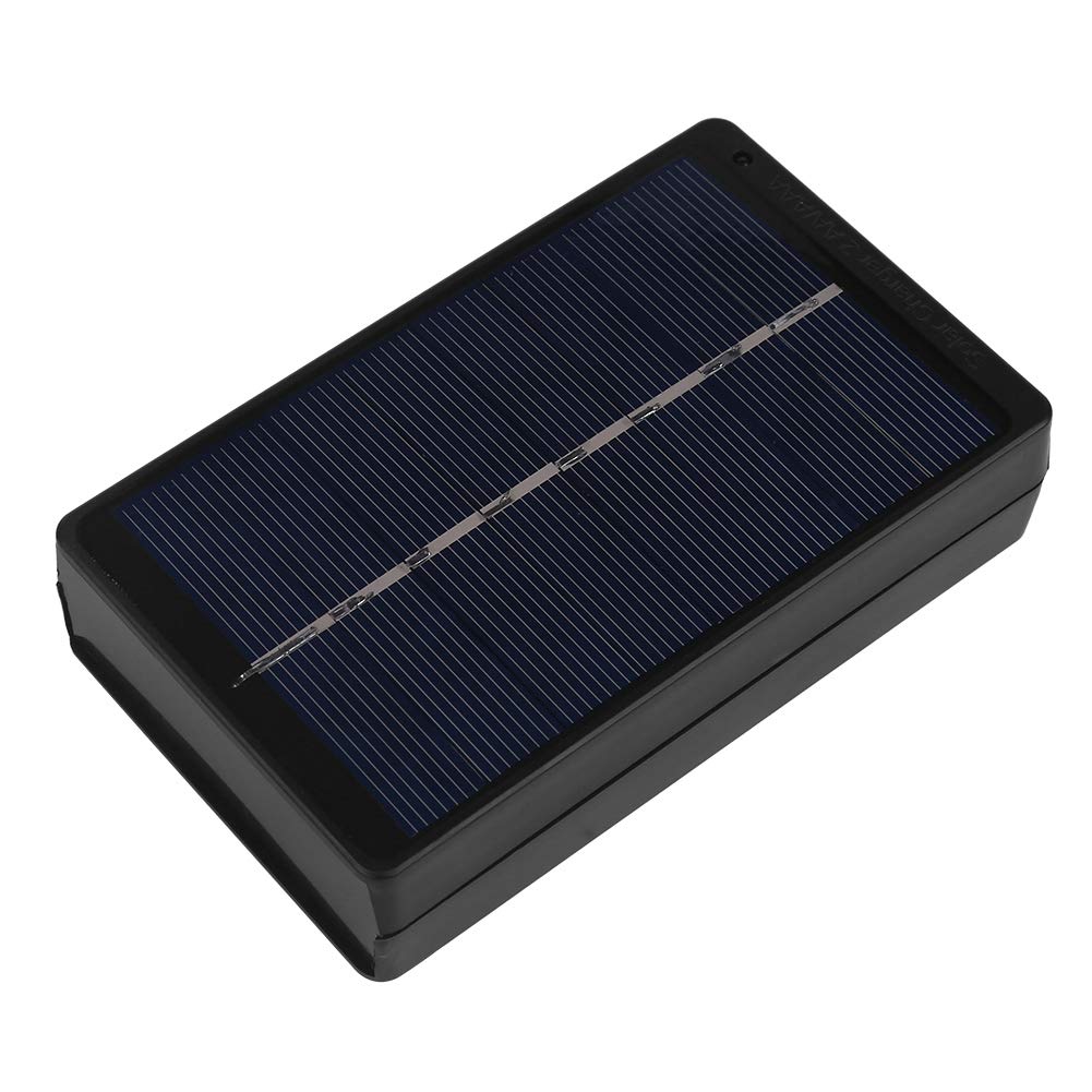 Solaire AA AAA Chargeur de Batterie boîte de Charge 1W 4V Chargeur de Batterie Solaire Portable pour Piles AA et AAA Noir