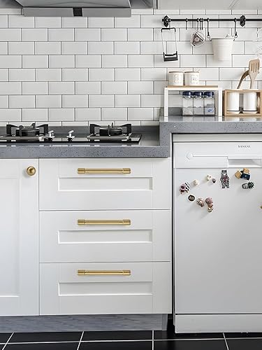 Miniatura 66 de khtumeware - Paquete de 10 pomos redondos de 1 pulgada (25 mm) de diámetro, acabado de latón antiguo, pomos de bola para alacena