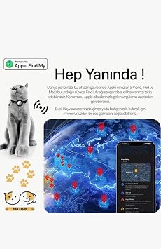Fulltech  Smart Airtag Ak ll  Takip Cihaz  iOS ve Android ile Uyumlu