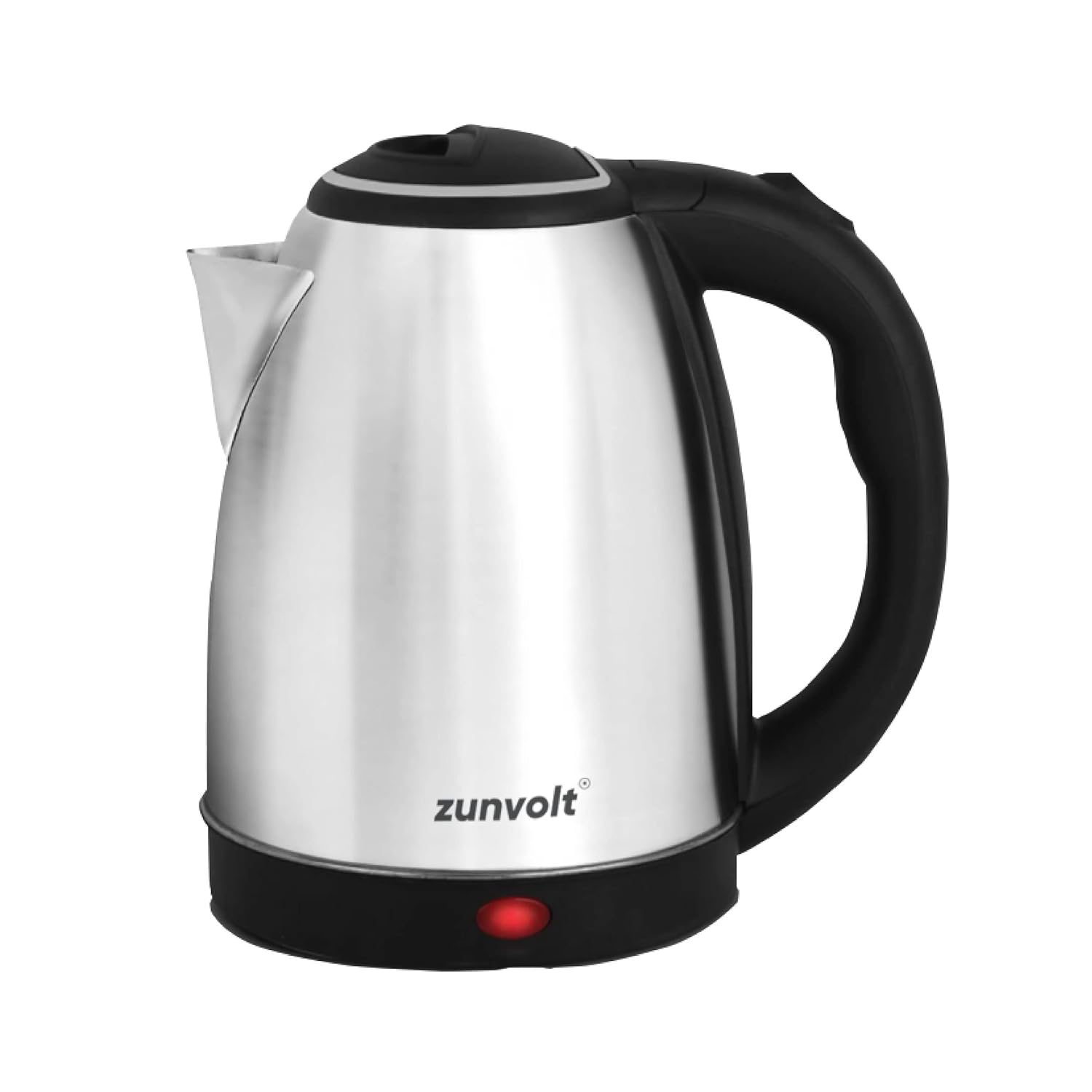 ZunVolt Electric Kettle with Stainless Steel Body, 1.8 litres boiler for Water, Tea, Coffee, Soup etc.(Black)