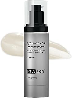 PCA SKIN Hyaluronic Acid Boosting Face Serum, Hyaluronic Acid Serum for Face Made with Niacinamide and Ceramides, Helps Reduce Fine Lines and Wrinkles and Delivers 24-Hour Moisturization, 1 oz Pump