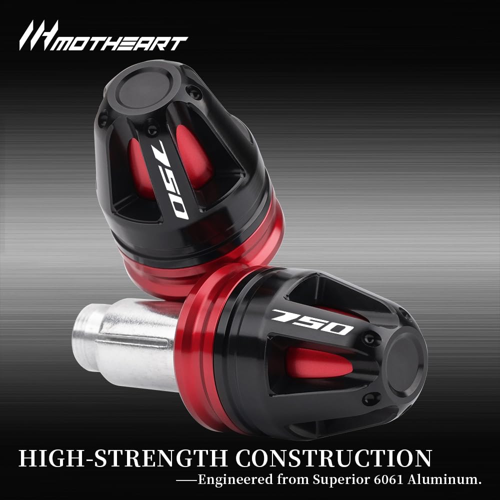 Lenkerendstopfen für Motorräder für CB750 Hornet 2023-2026 (Rot) | NC 750 2014-2023 NC 750X 2014-2025 NC 750S 2014-2018 Forza 750 2021-2024 7/8” (22mm) Lenker Zubehör